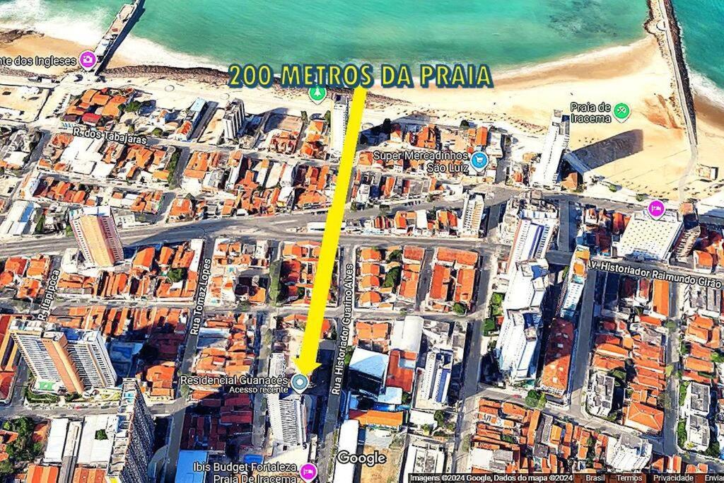 Fortaleza Praia Iracema Apartamento Guanaces Vista Mar المظهر الخارجي الصورة